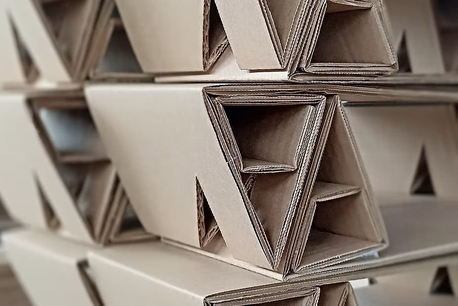 Linha de produção e maquinário para fabricação de caixas de papelão.